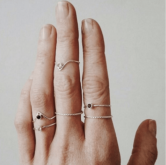 Sparkly Ring, Cuffs & Necklaces from Canadian Jewelry Designer Foe and Dear