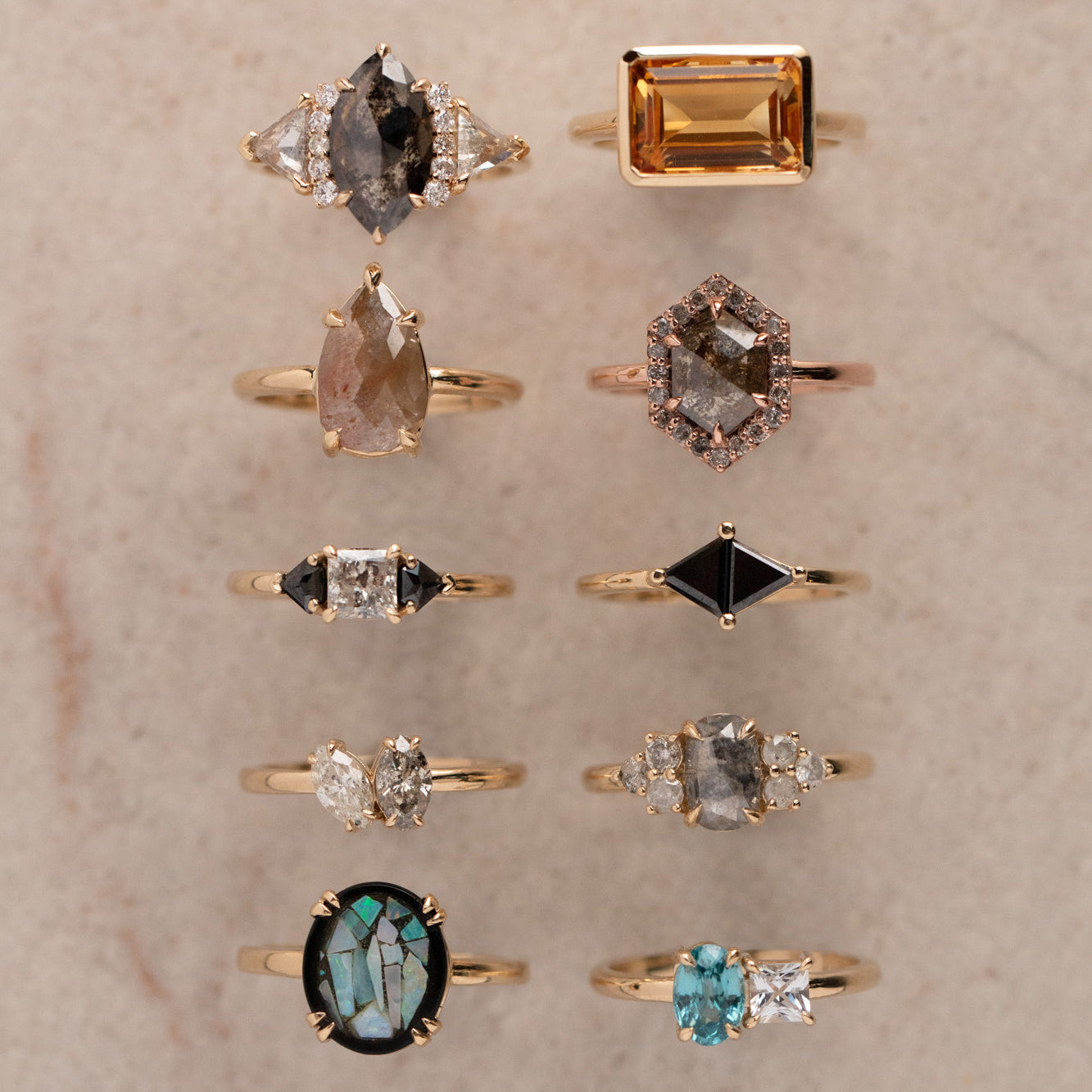 Unique Engagement and Wedding Rings Local Eclectic local eclectic