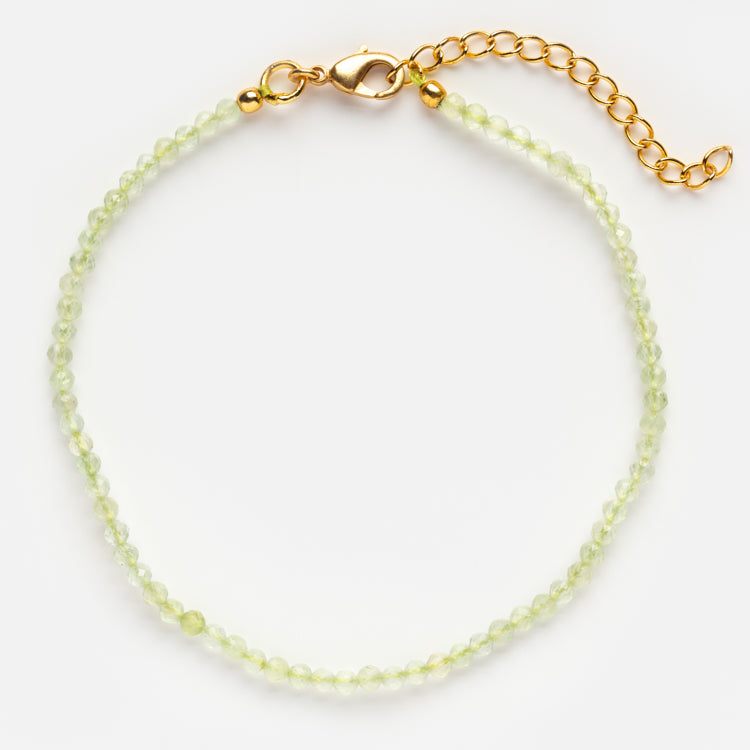 Colorful Quartz Beaded Anklet