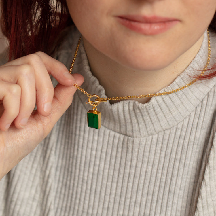 Delta Malachite Necklace