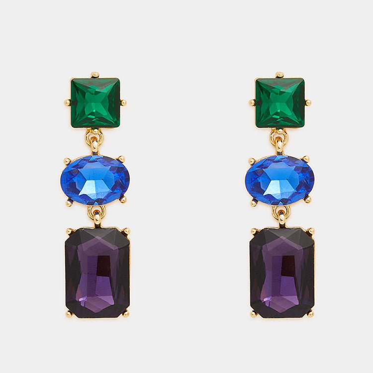 Allie Multi Jewel Earrings