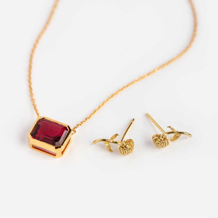 Birthstone and Birth Flower Gift Set
