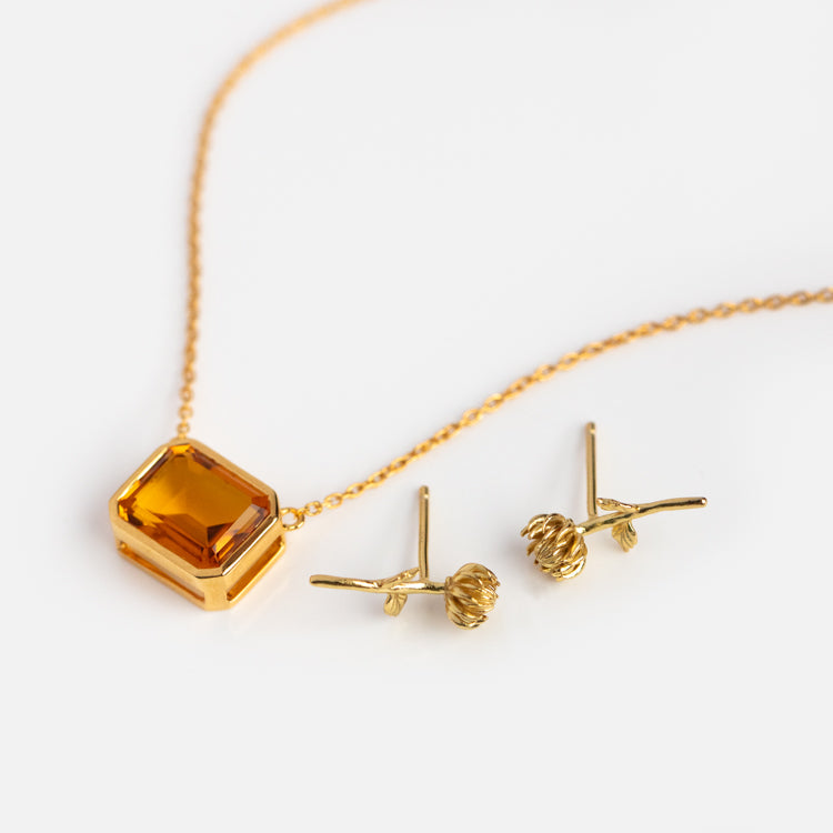 Birthstone and Birth Flower Gift Set