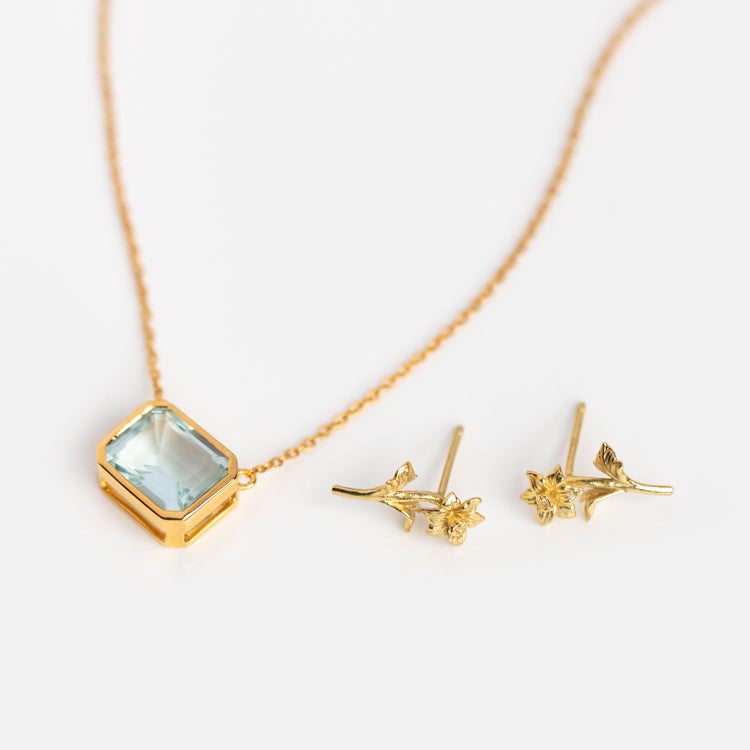 Birthstone and Birth Flower Gift Set