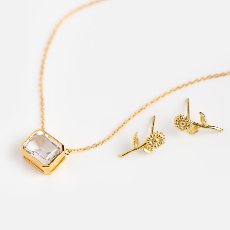 Birthstone and Birth Flower Gift Set
