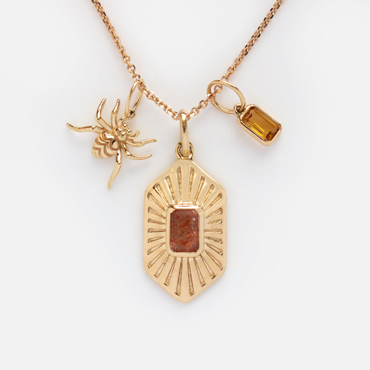Solid Gold Charm Set For Creativity
