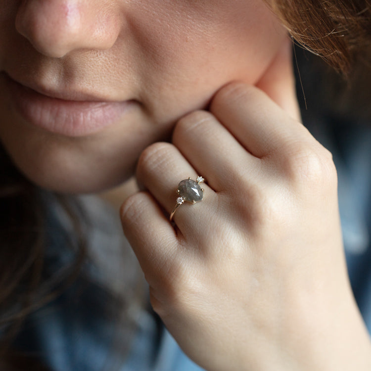 Eternal Grey Diamond Ring