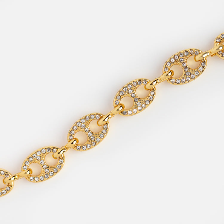 Coffee Beans Pave Bracelet