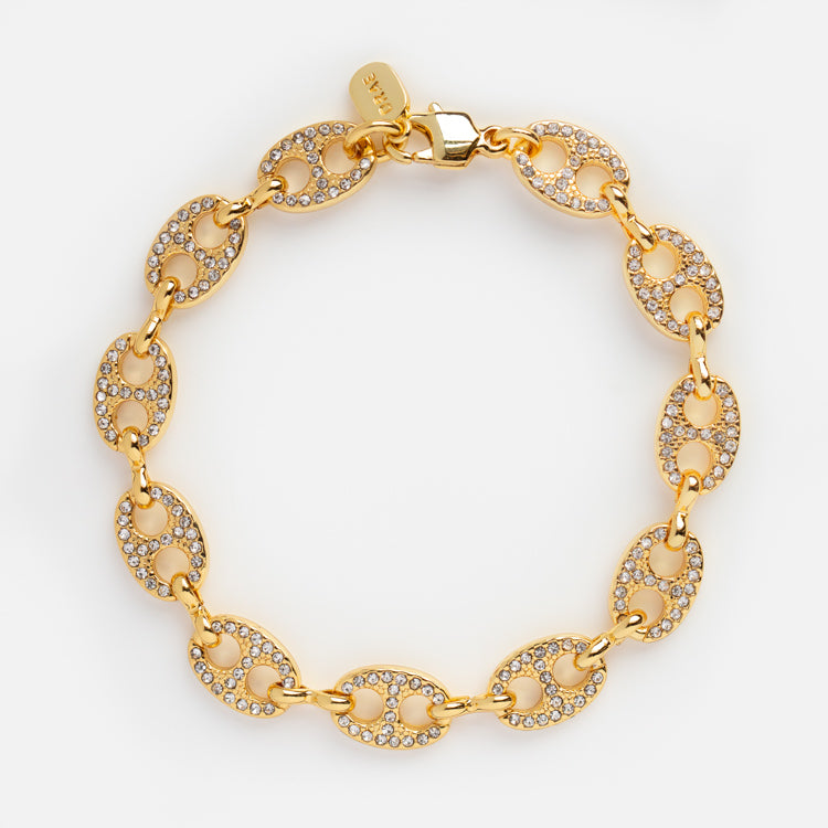 Coffee Beans Pave Bracelet