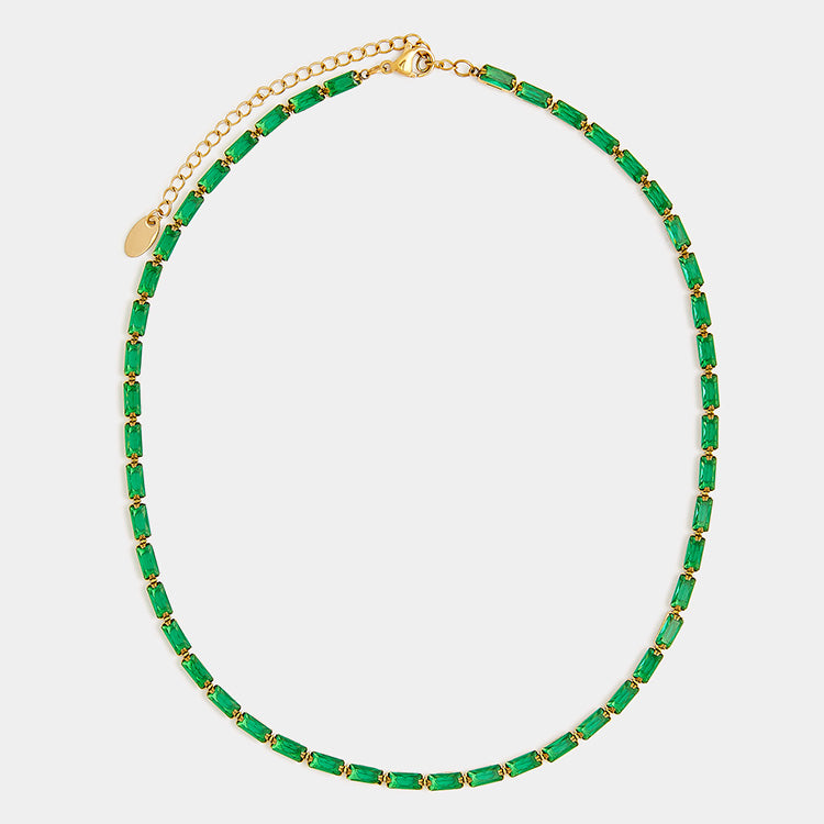Duomo Emerald Green Necklace