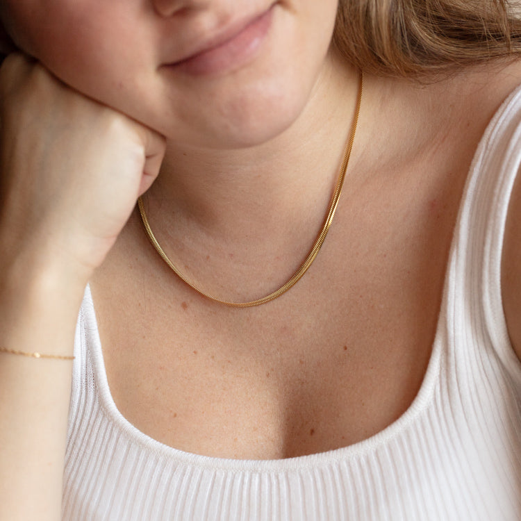 Herringbone Chain Necklace