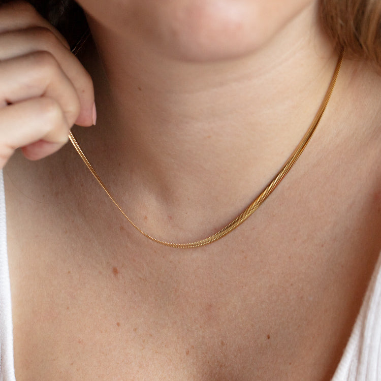 Herringbone Chain Necklace
