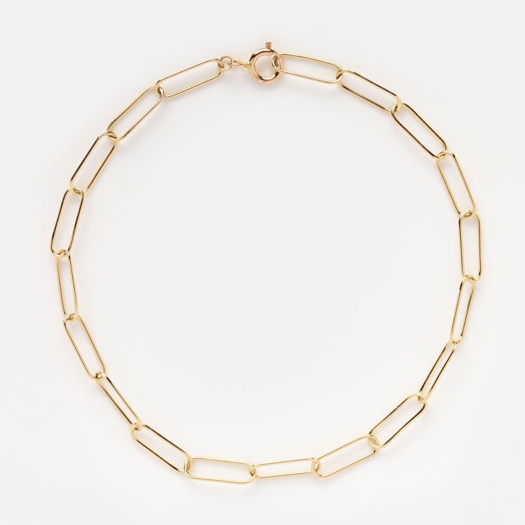 Solid gold on sale paperclip
