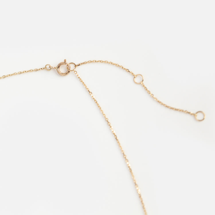 Solid Gold June Capsule Alexandrite Kite Necklace