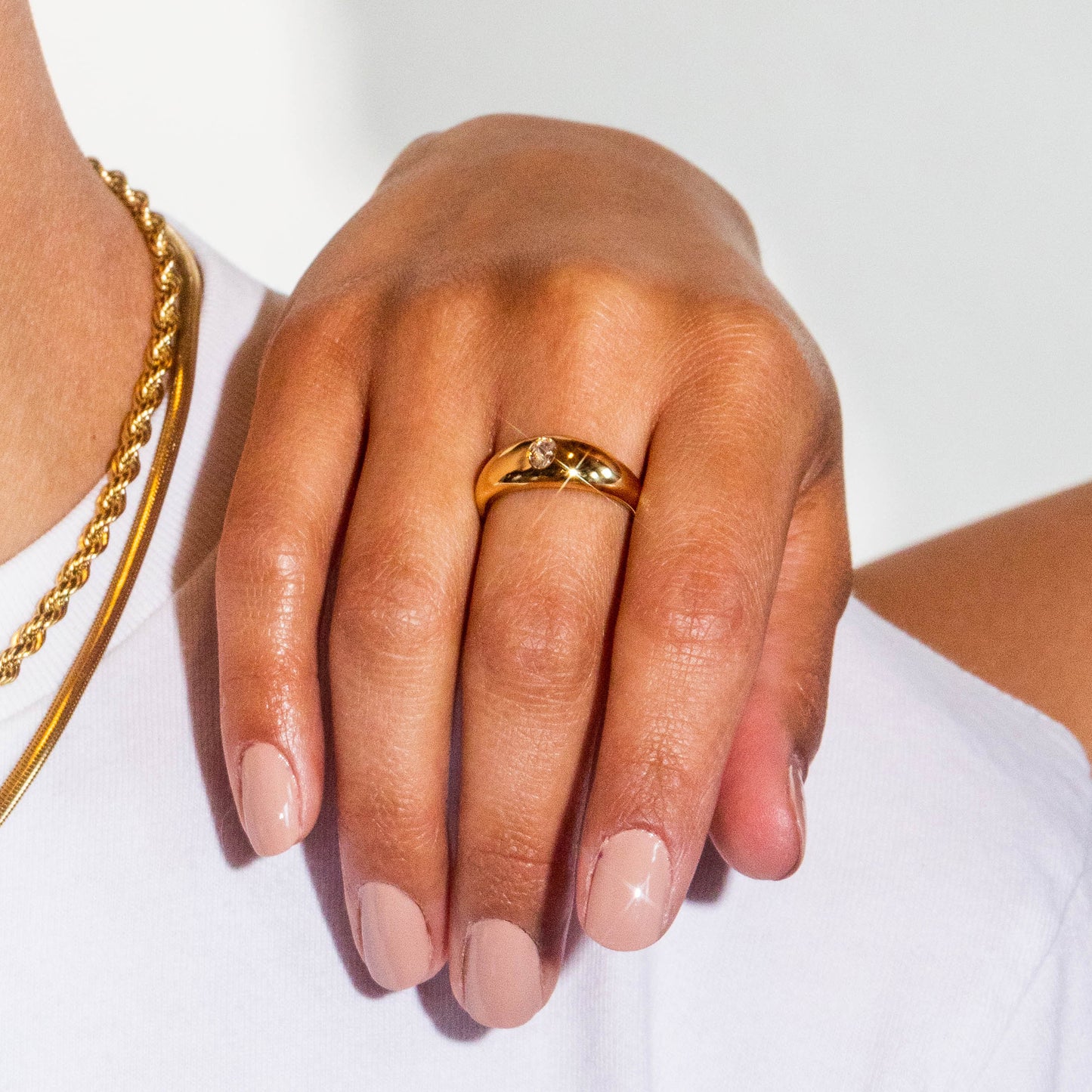 Chunky Gem Ring