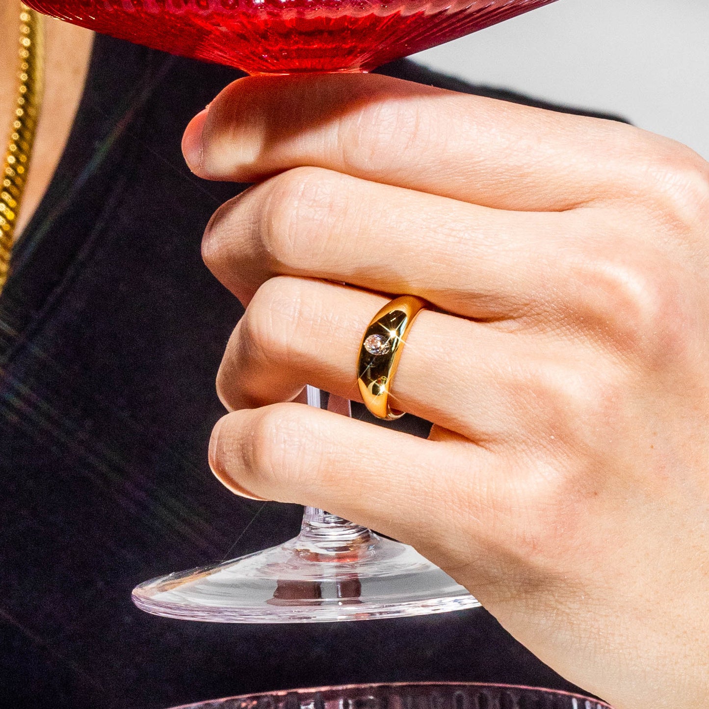 Chunky Gem Ring