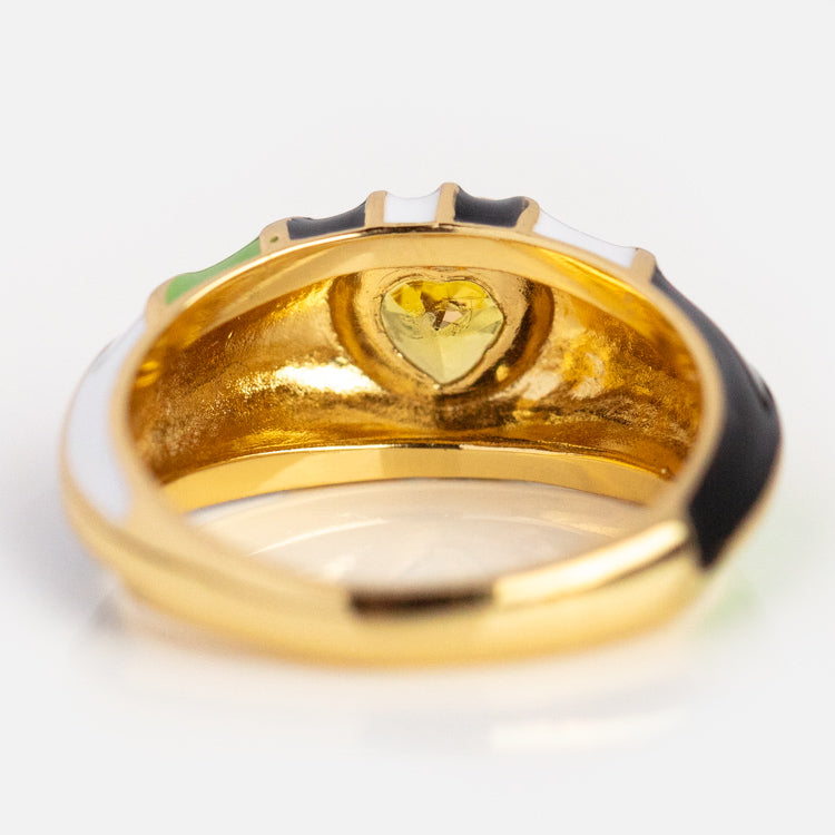 Good Vibrations Enamel Swirl Ring
