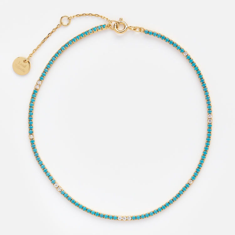 Turquoise Tennis Anklet