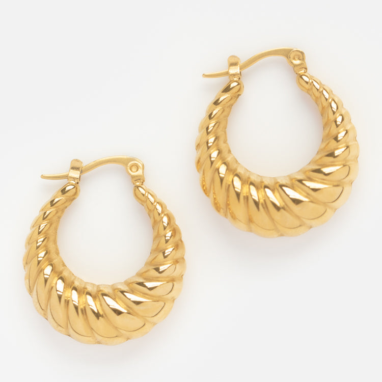 Bold Croissant Hoops