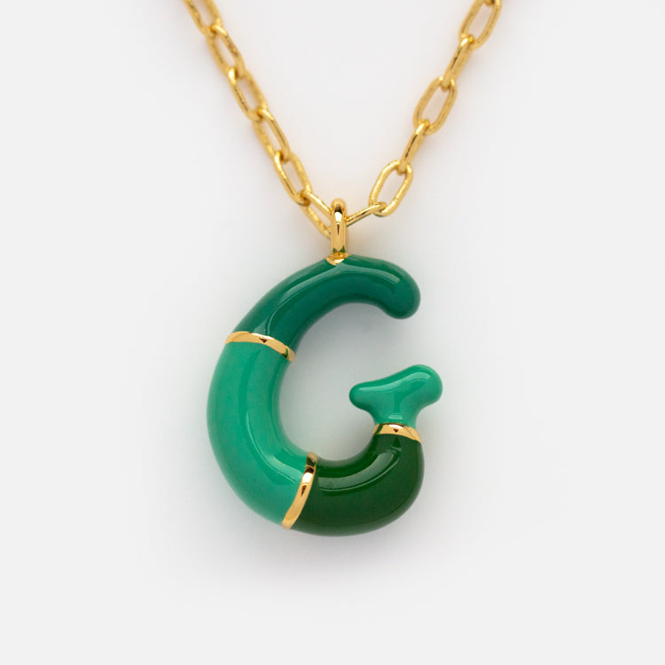 Bubble Letter Necklace