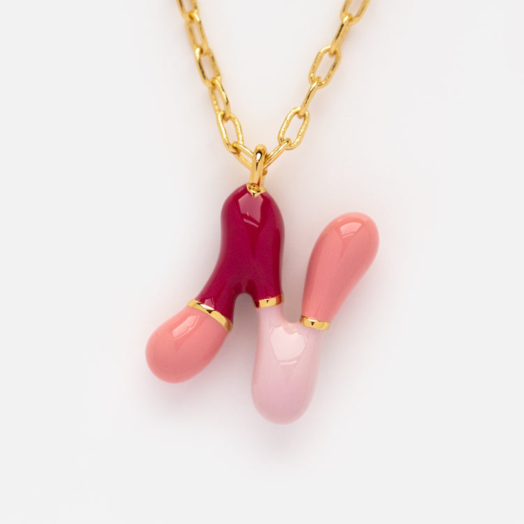 Bubble Letter Necklace
