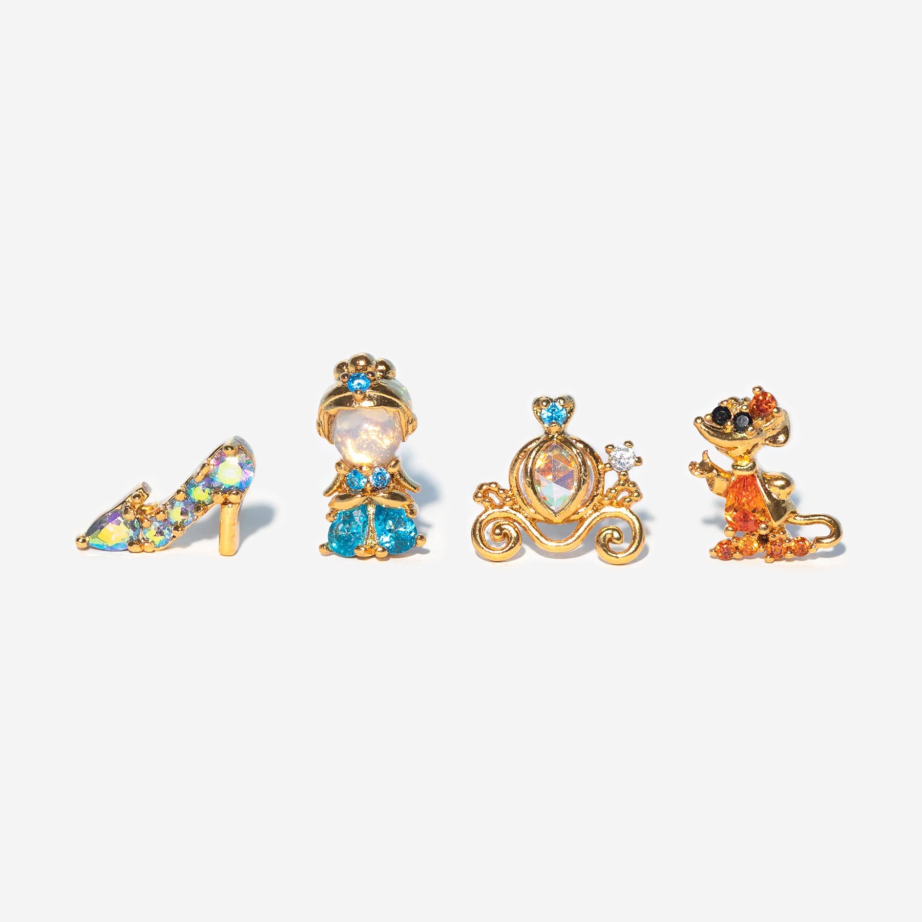 Disney Princess Stick-on Earring and Ring Set