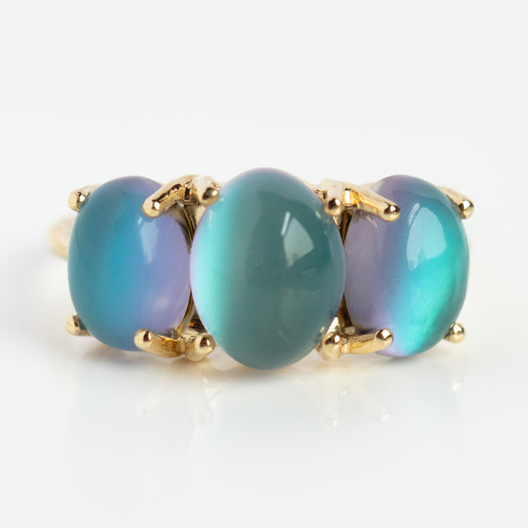 Cat's Eye Moonstone Sweetest Gumdrop Ring