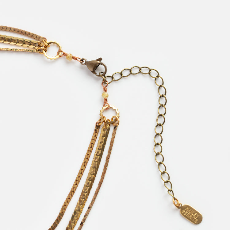 Limited Edition 10th Birthday Palmer Necklace in Rutilated Quartz