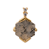 Amulets-Black Rutilated Quartz Amulet for Strength
