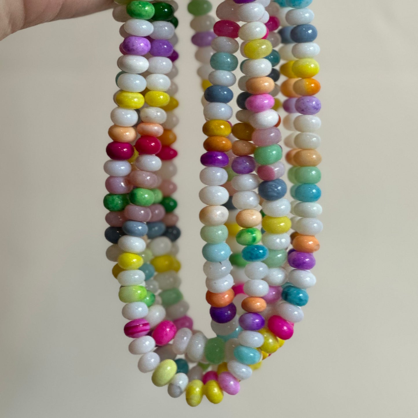 Peruvian Candy Opal Beaded Necklace
