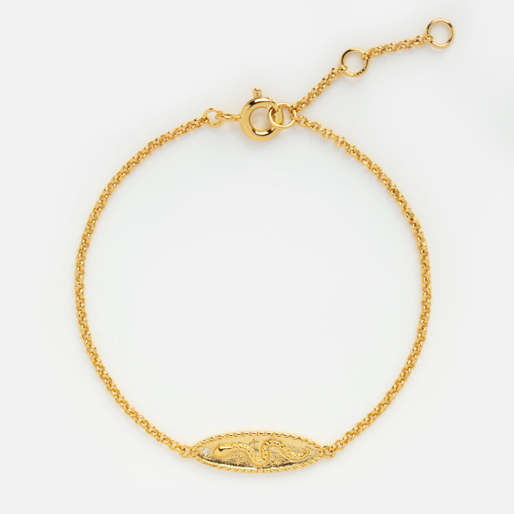 Awaken Snake Coin Bracelet