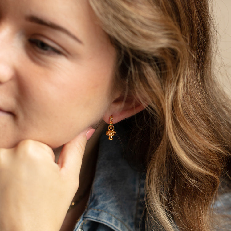 Shroomin' Huggie Earrings