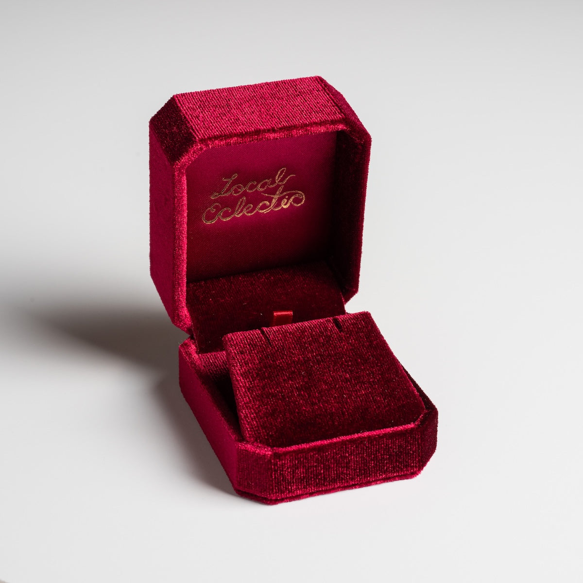 Velvet Ring Earring Necklace Jewelry Box, Ring Box Local