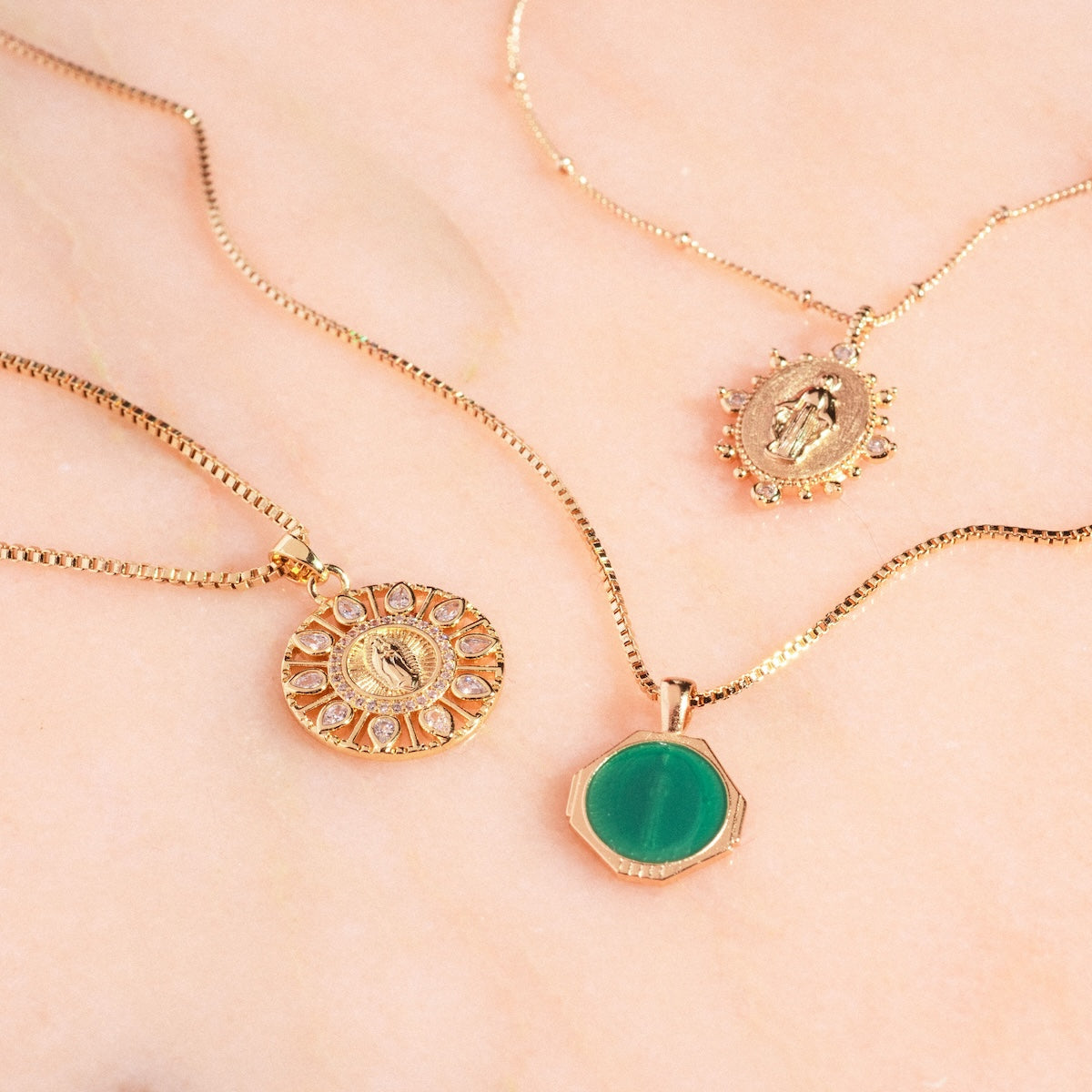 Lady Lourdes Pendant Necklace