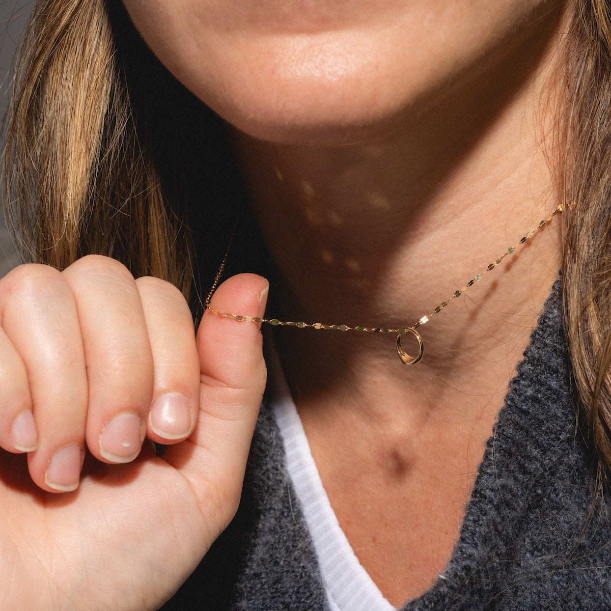 14k Customizable Baby Signet Ring Charm