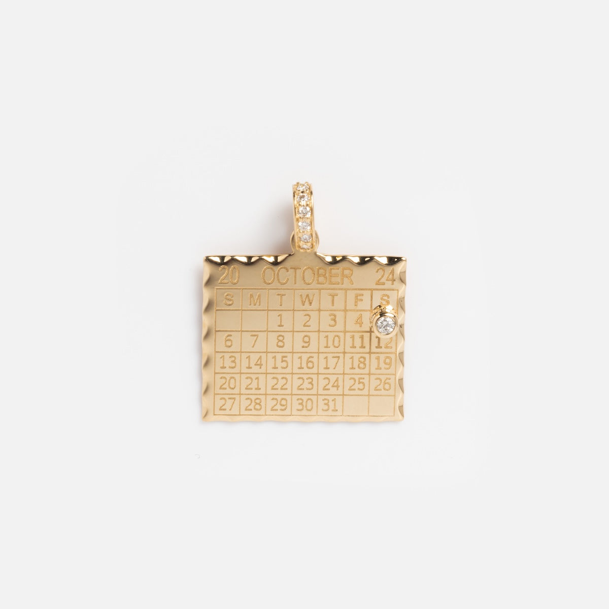 1960s Calendar Personalized Charm