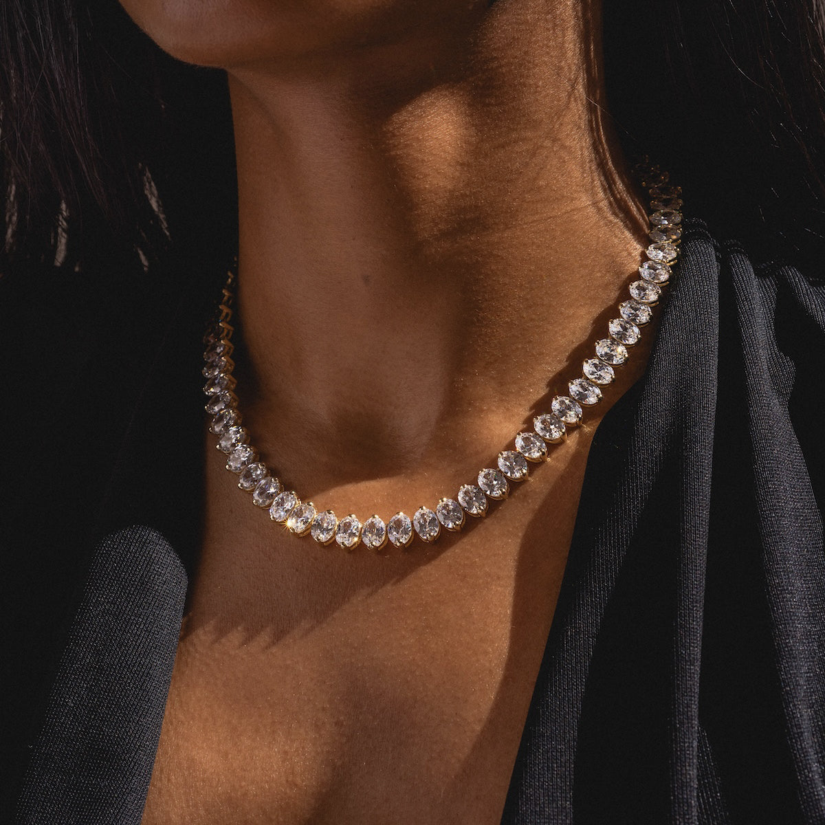 Hello Gorgeous Tennis Necklace