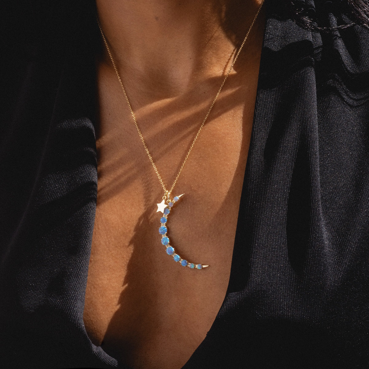 What Dreams Are Made of Blue Opal Necklace