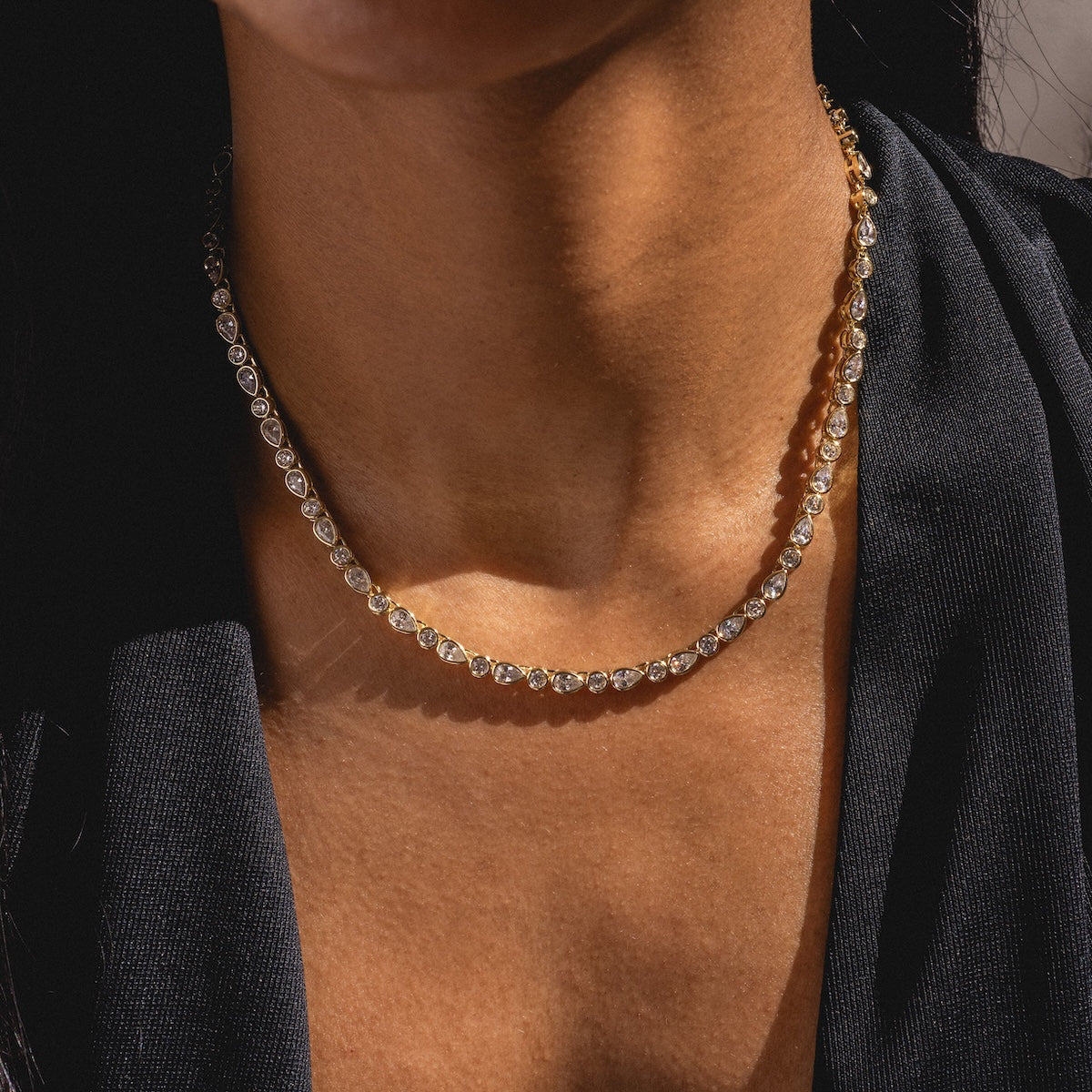 Isla CZ Tennis Necklace