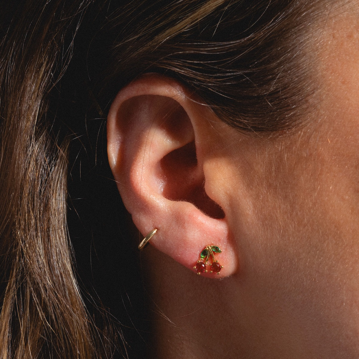 Juicy Cherry Studs