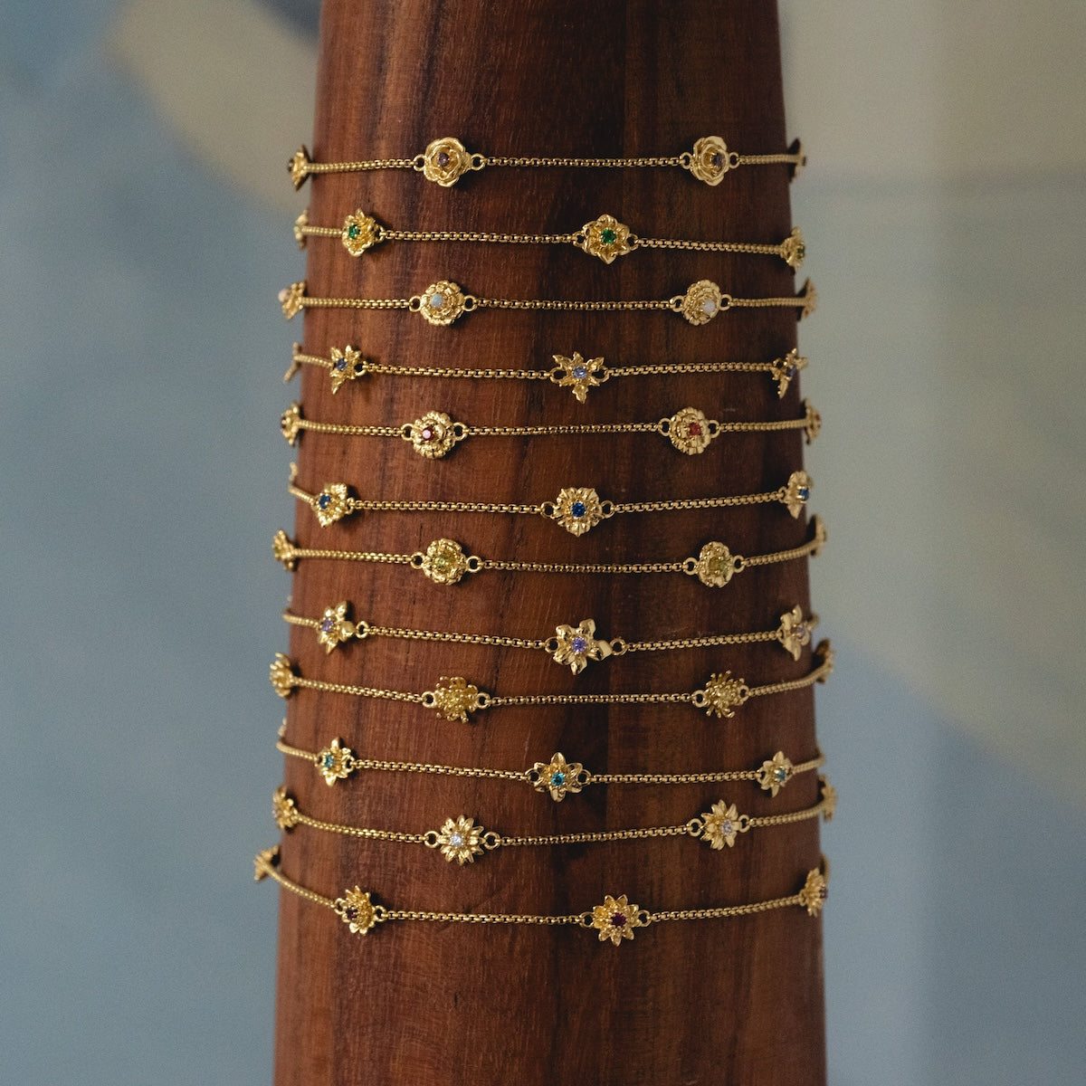 Birth Flower Bracelet