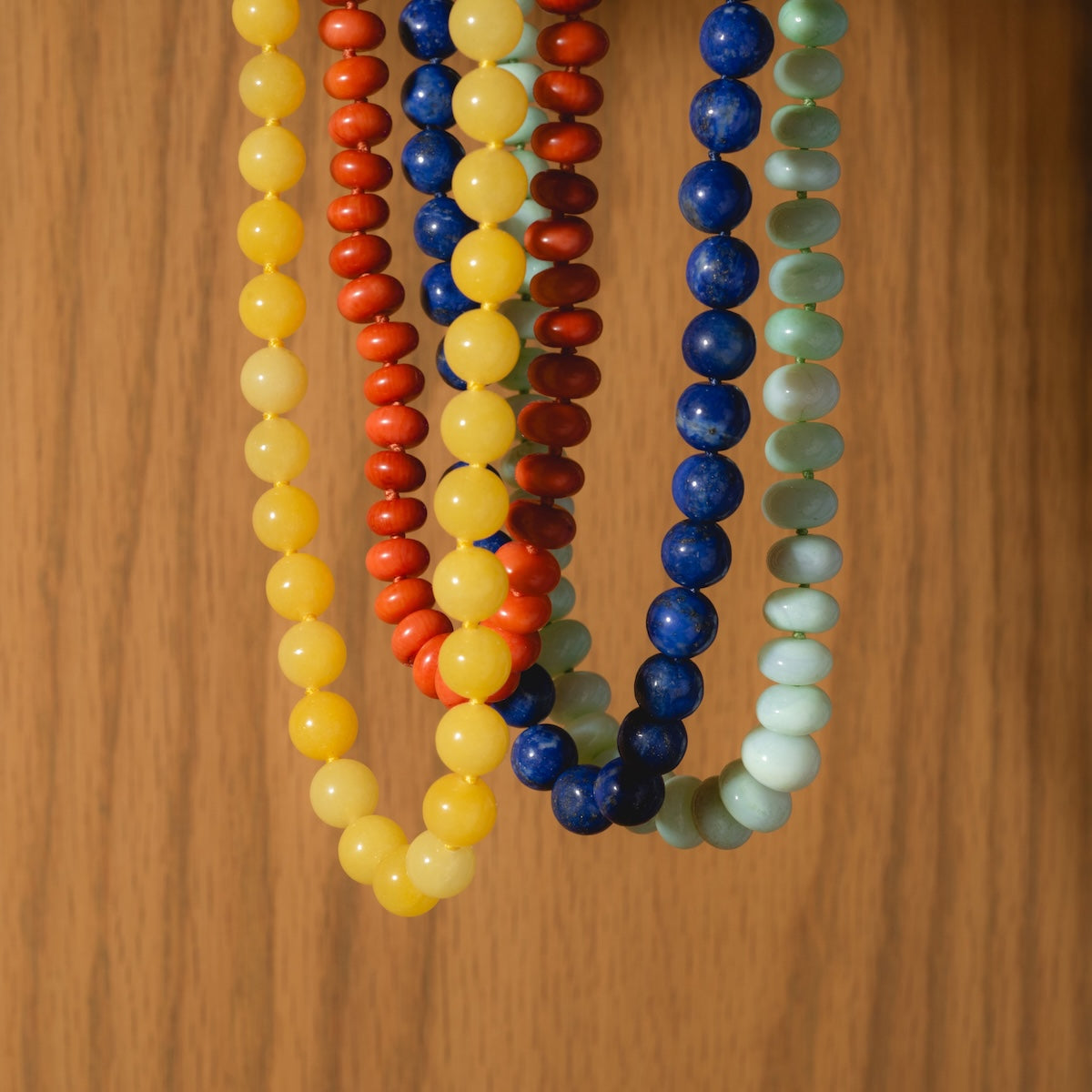 Beaded Gemstone Necklace