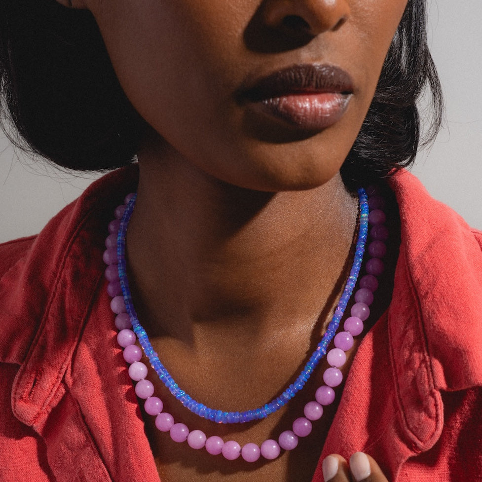 Beaded Gemstone Necklace