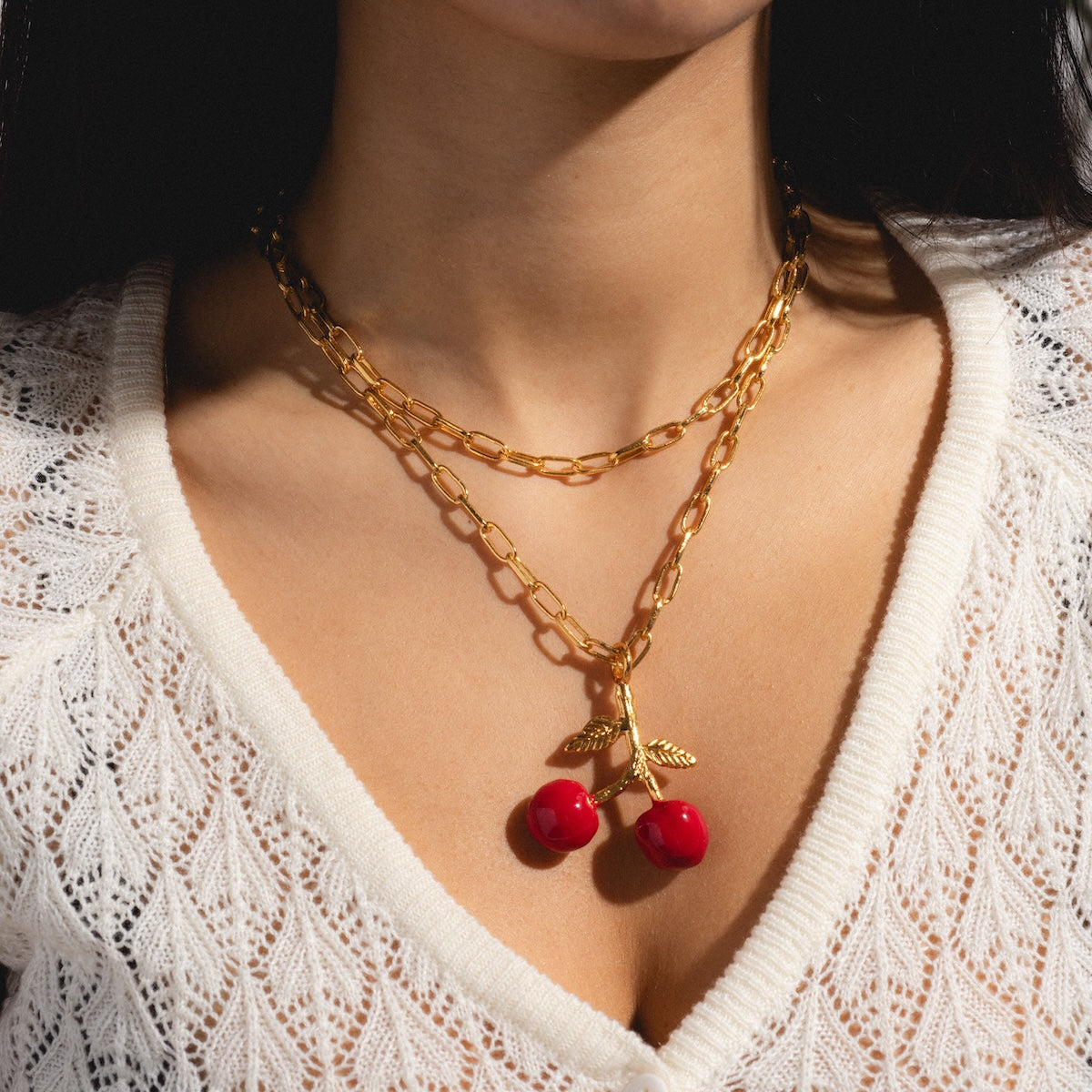 Juicy Cherry Necklace
