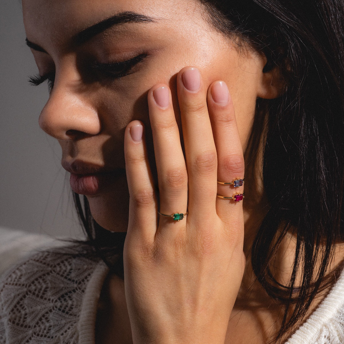 14k Mod Love Birthstone Ring