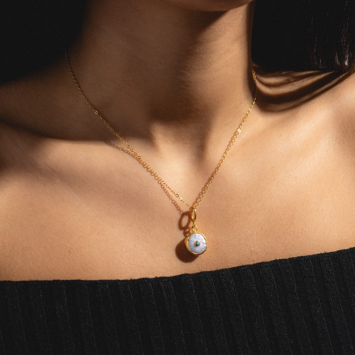 Amalfi Pearl Pendant Necklace