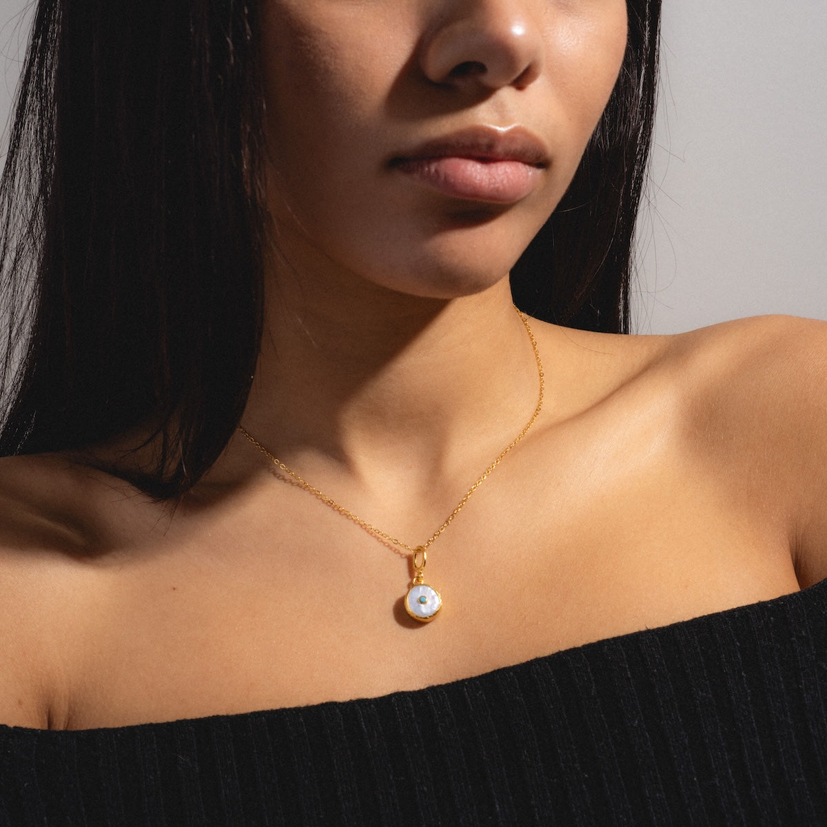 Amalfi Pearl Pendant Necklace