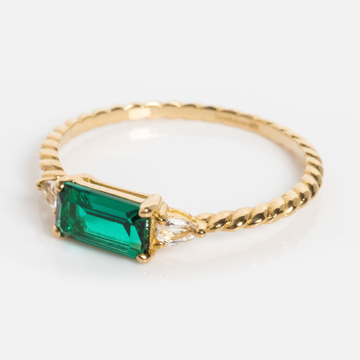Solid Gold 2025 May Capsule Classic Emerald Statement Ring
