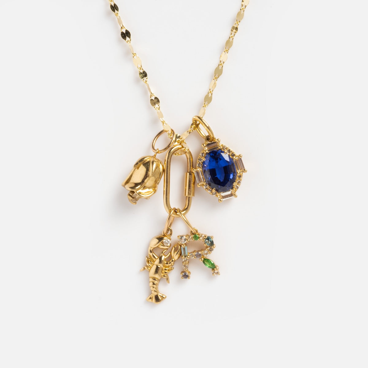 Solid Gold Italian Sparkle Link Chain