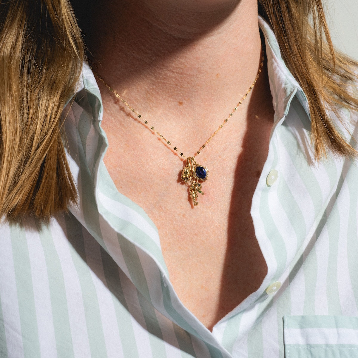 Solid Gold Italian Sparkle Link Chain